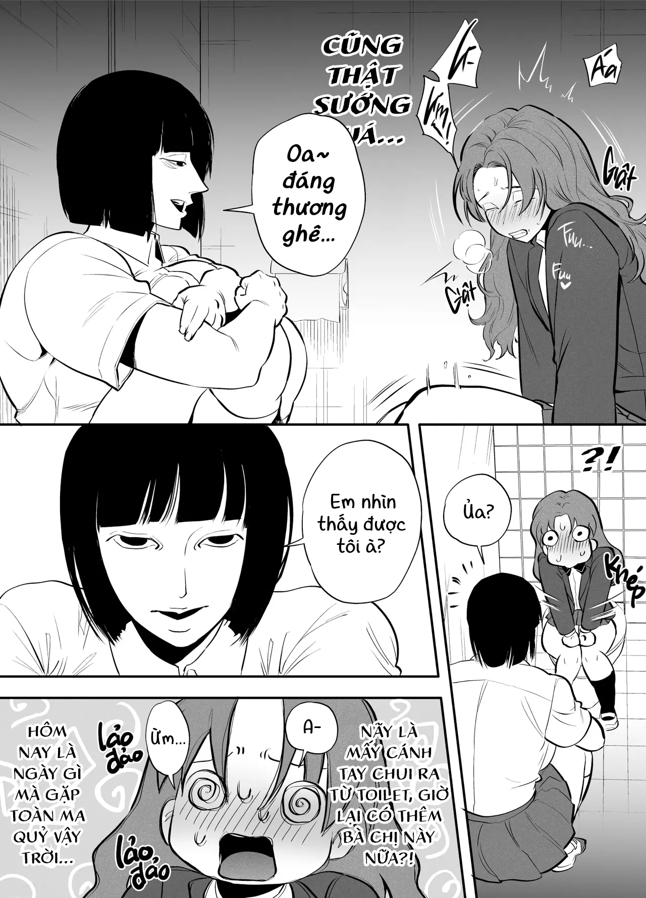 Watashi to toire to futanari Hanako-san | Mình, WC, và futanari Hanako-san - Full trang 9