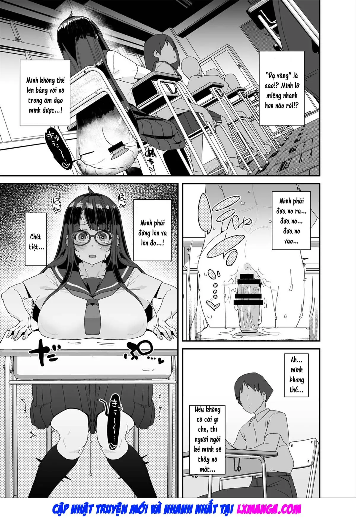 Dosukebe Kyonyuu JC ga Kounai Onanie Suru Hanashi - Full trang 38