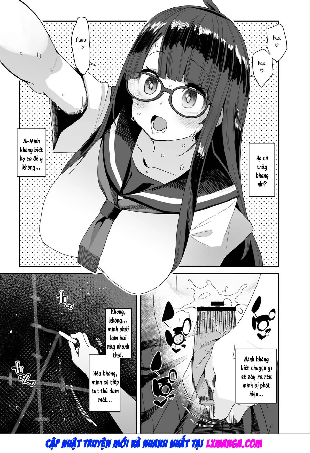 Dosukebe Kyonyuu JC ga Kounai Onanie Suru Hanashi - Full trang 44