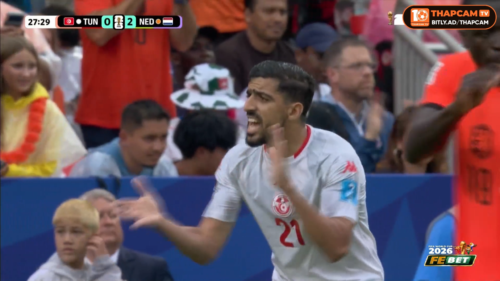 Highlight Tunisia vs Netherlands